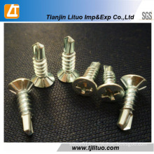 Phillips Countersunk Flat Head Zinc Plated Self Drilling Screw